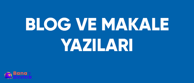 Blog Makale Yazımı Hizmeti